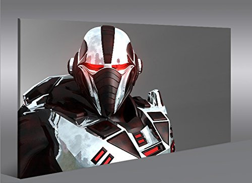 islandburner Bild Bilder auf Leinwand Cyborg Roboter Sci-Fi 1K XXL Poster Leinwandbild Wandbild art up your life ®