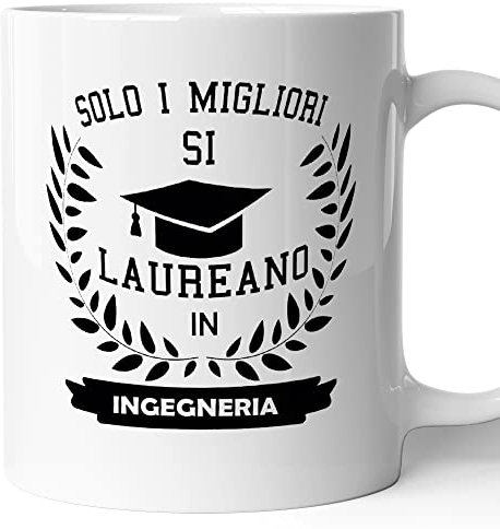 AL PRODUCTION Tazza Mug Solo I Migliori Si Laureano in Ingegneria