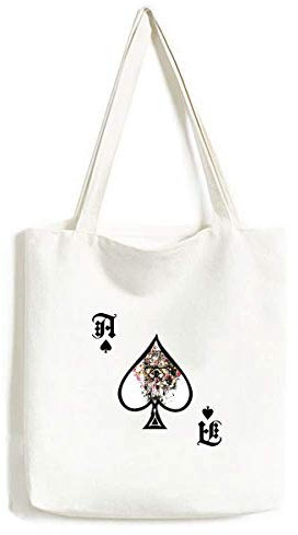 Graffiti Street Heart Art Illustration Muster Handtasche Craft Poker Spaten waschbare Tasche