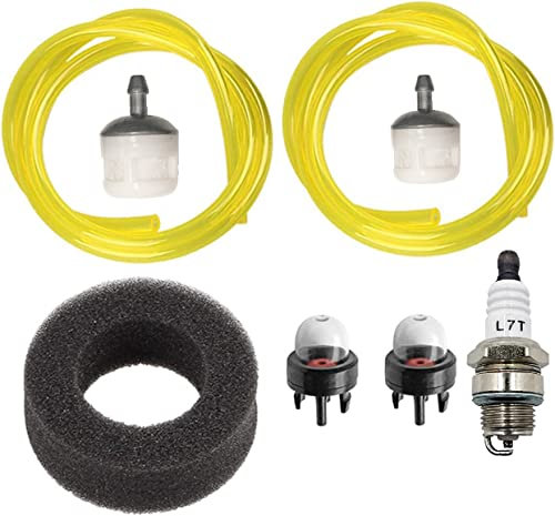 Hippotech Air Filter Fuel Line Filter for Ryobi 410R Tiller 740R 2-Cycle Gas Trimmer