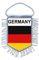Akachafactory Wimpel mini Flagge Fahne flaggen miniflagge Deutschland
