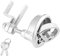 Shiwaki 50mm Loquet Serrure Prise de Verrouillage de Porte INOX avec 2 Clés pour Bateau