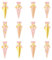 Oblique Unique® Zuckertüte Konfetti 12 Stk Zuckertüten Schultüten Tisch Dekoration Streu Deko Schuleinführung Einschulung Schulanfang Mädchen Rosa Gold