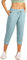 icyzone Damen Jogginghose 3/4 Sporthose Laufhose Loose Fit Sweathose Casual Capri Hose (M, Ice Blue)