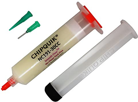 Smooth Flow Tack Flux No-Clean in a 30cc syringe w/plunger & tip
