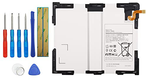 Vvsialeek EB-BT595ABE Batterie pour tablette Samsung Galaxy Tab A 2018 10,5 SM-T590 T595 avec kit d'outils 7000 mAh