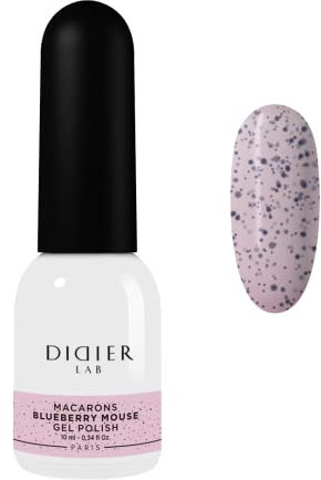 Didier Lab - Premium Gel Nail Polish Macarons - Blueberry Mouse - Gel Nail Varnish - Nail Art - Long-Lasting High Gloss Wear - Easy to Apply - Gel Nails - Rich Pigment - UV/LED - Chip Resistant