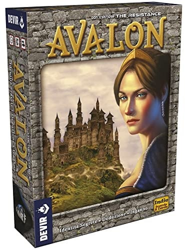 DEVIR Brettspiel Avalon auf Italienisch: 5 bis 10 Spieler, ab 12 Jahren