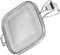 BESTonZON Sandwich Cage, Stainless Steel Sandwich Maker, Sandwich Bread Toaster, Stainless Steel Plate Bread Toaster, Sandwich Toaster Sandwich Cage for Camping and BBQ, Silver, 10.14 X 6.29 Inch