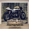 ZAPVI Papier Peint Panoramique 3D Moto Taille:L200CMxH175CM Peint À La Main Tapisserie Murales Papier peint Intissé Chambre Salon Decoration