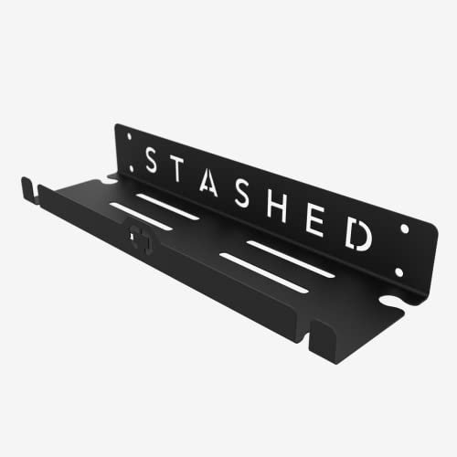 Stashed Charge Station E-Bike Charger Holder Shelf Cable Tidy Charging Vented