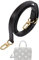 DGAZ Vachetta-Leder Schulterriemen, Ersatz Taschengurt für Speedy mit Geschenkbox und D Ringe, Handgefertigt Lederschultergurt, Einstellbare Länge 90–120cm (Glossy Black, Breite1,8cm)