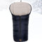 Fillikid Winterfußsack Eco für Buggy Kinderwagen Jogger Universal Fußsack (Marine/GRAU)