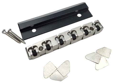 Kaynes Stainless Steel Roller Nut For Fender Telecaster Tele Stratocaster Strat ST TL Style Electric Guitar