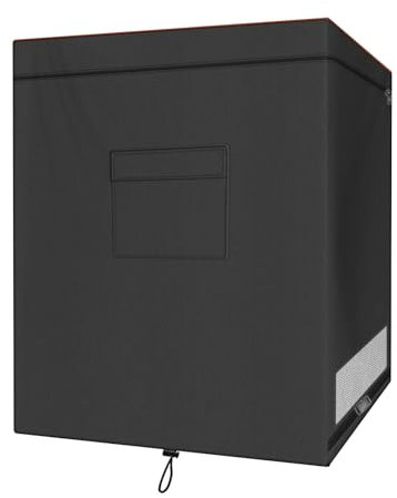CATOTEL Chest Freezer Cover, Waterproof 420D Oxford Protective Outdoor Indoor Refrigerator Dust Cover with Zipper Fits 7.0 Cubic Feet Deep Freezer 38L x 23W x 34H (Only Cover)