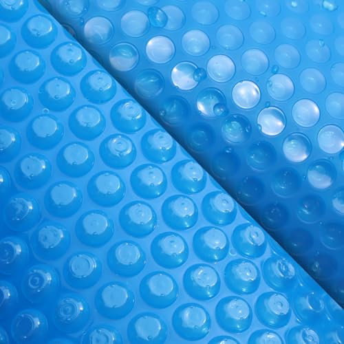 AURSK Solar-Poolabdeckung, 3,6 m, rund, Solar-Pooldecke für im Boden und über dem Boden, isolierende Pooldecke, rund, blau, 3,6 m