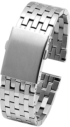 BBPLWEEA YingYou Edelstahl-Uhrenarmband Kompatibel Mit Diesel DZ4316 DZ7395 7305 4209 4215 Männer Metall Solid Armband Armband 24 Mm 26 Mm 28 Mm 30 Mm(B Silver,30mm)