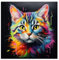 5D DIY Diamond Painting Kits Full, Kätzchen Diamant Strass Kristall Edelstein Kunst und Handwerk Stickerei Kreuzstich Painting Bilder nach Zahlen für Kinder Erwachsene Wand Dekoration-30x30cm