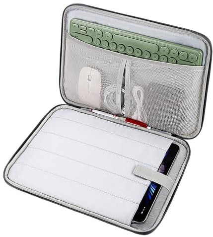 Funda para tablet – Funda para tablet con manga, bolsa de almacenamiento ligera para tableta, funda protectora con correa ajustable, bolsa de mano delgada y resistente a los golpes para facilitar la