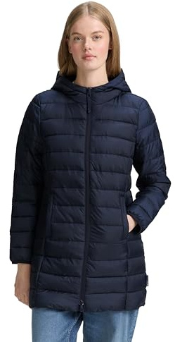 TOM TAILOR Denim Damen Lightweight Steppmantel mit Kapuze