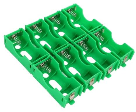 GETAJGHSD 8pcs Physics Experiment Battery Holder and Plastic Battery Base for School Electrical Laboratory Teaching Supplies 8-cell Box for Science Project and Electricity Teaching Aids