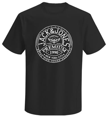 JACK & JONES Herren Shirt Kurzarmshirt Rundhalsshirt T-Shirt Crew Neck
