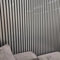 Premium Wood Effect Slatted Veneer Wall Panels | Sound Proofing & Acoustic Wall Panels for Home & Office | Stylish Wooden Wall Panels | 14-Pack, 235cm x 15.2cm x 1.2cm Each (Ash Grey)