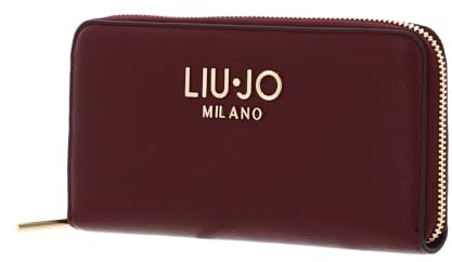 Liu Jo Jeans Portafoglio Zip Around grande Red Wine