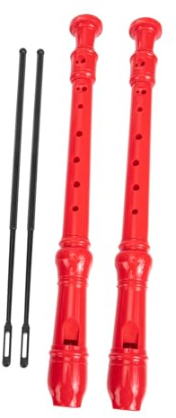 HANABASS 2Sets Professional PVC Clarinet for Lightweight Beginner Wind Instrument with Easy Control and Tone for Music Classes and Young Learners