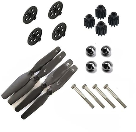 WZKOZDR XS816 Drohnen-Paddelgetriebe-Abdeckung und Motor-Kit für RC-Quadrocopter-Teile(B Set)