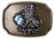 FRONHOFER Trachten Gürtelschnalle Bayern Messing Buckle 40 mm, 4 cm Bayerisches Wappen Löwe Schnalle,18208, Größe:One Size, Farbe:Messing
