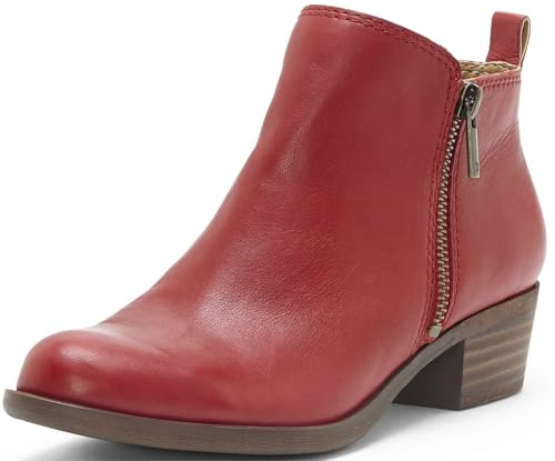 Lucky Brand LK-basilea, Stivaletti alla Caviglia Donna, Granato, 38.5 EU
