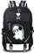WANHONGYUE Undertale Spiel Cosplay Rucksack Schultasche Laptop Backpack mit USB-Ladeanschluss Schwarz / 15