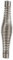Gorgeri Edelstahl-Federgriff, BBQ Pit Zubehör Grill 4,3/5,5 Edelstahl Griff Federn Holzofen Herd Raucher(14cm)