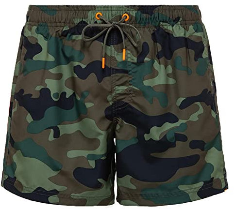SUNDEK ELASTIC WAIST COSTUME UOMO CAMOUFLAGE M504BDP0153639 Verde XL