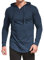 AIYINO Men's S-5X Long Sleeve Fashion Athletic Hoodies Workout Sweatshirt Hip Hop Pullover Hooded (S Navy)