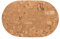 Casafina, Cork Collection Tischsets, oval, 4 Stück, Iceberg Natural, 43,2 cm
