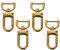 4Pcs Swivel Trigger Lanyard Verschlüsse Metall Schnallen Dreh Snap Ring Haken für DIY Handtasche Keychain Schlüsselring Stecker Schmuck Machen Goldene