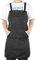 ALLONWAY Schürze, Schürze Damen und Herren, Kochschürze männer mit Verstellbarer Größe, Jeans Schürze Geeignet zum Malen, Grillen, Koch und Hausarbeit, BestäNdig Gegen öl, Staub und Flecken, Schwarz