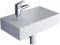 Alpenberger Kleines Waschbecken Eckig | Hängewaschbecken WC | Waschplatz Lösung Klein I Keramik Handwaschbecken fürs Badezimmer & Gästeklo | Designer Mini Badwaschbecken