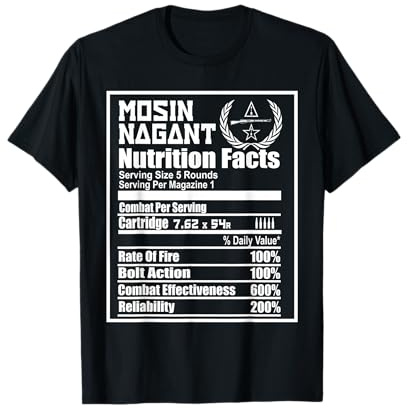 Mosin Nagant Nährwertangaben T-Shirt