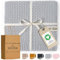 Mikos® Babydecke GOTS zert. 100% Bio Baumwolle Strickdecke Baumwolldecke Warme Decke Kuscheldecke Mädchen, Jungen Baby Erstausstattung Für Neugeborene (1043 Grau)