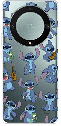 Schutzhülle für Huawei Honor Magic5 Lite, offizielles Lilo & Stitch-Muster, transparent, zum Schutz Ihres Handys, flexible Silikonhülle mit offizieller Disney-Lizenz