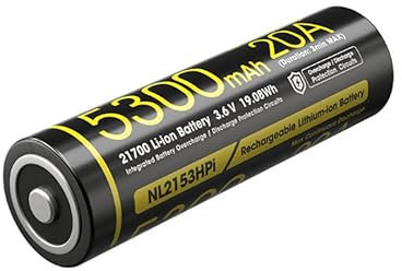 Nitecore NL2153HPi recargable 21700 Li-Ion batería 5300mAh