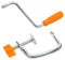 LoveIysp Pasta Machine Handle and Holding Clip - Orange - Manual - Pasta Maker Accessory - 1Set