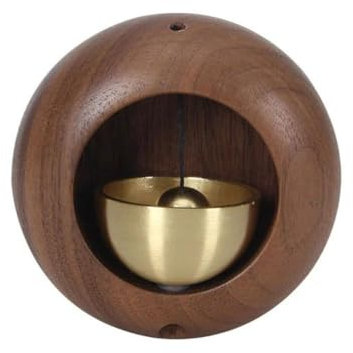 LQQDREX Campanello magnetico in legno, stile giapponese, in dopamina, per negozianti, per apertura della porta, decorazione per porta, decorazione unica, per affari, ufficio, casa, giardino e molto