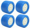 4 Rouleaux Oscillants Nervurés Marins,Rouleaux De Remorque De Bateau, Rouleaux De Rampe De Bateau 108 X 75 X 19 Mm, Rouleau Oscillant De Bateau En PP Bleu Résistant Aux Hautes Températures Pour R