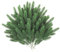 50uds Ramas de Pino Artificiales Navidad, 26cm Hojas de Pino Artificiales Ramas de Pino Sintético Plantas Artificiales de Navidad para Coronas de Bricolaje Manualidades Decoración del Hogar