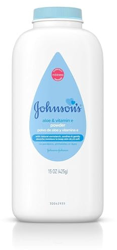 Johnsons Baby Aloe & VIT E Natural Powder 200g