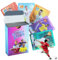 LUFEIS 55 Stück World Cup Fußball Star Karte, Fussballkarten, Soccer Star Collection Cards, Fußball Sammelkarte, Fußball Sammelkarte für Fans, Kinder, Jugendliche Und Erwachsene (Mehrfarbig)